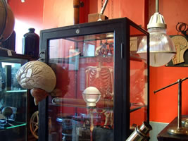 curious science film prop hire of medical antiques