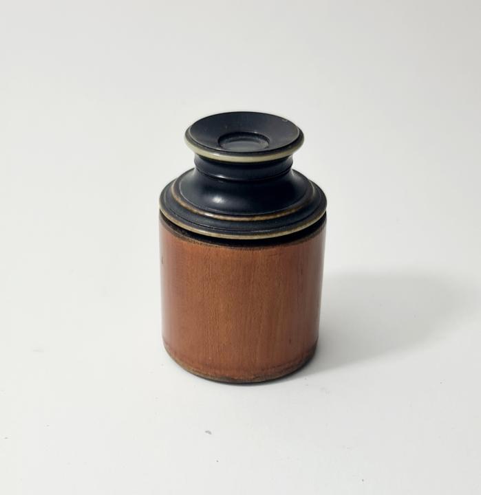 Vintage Wooden Cased Loupe CURIOUS SCIENCE