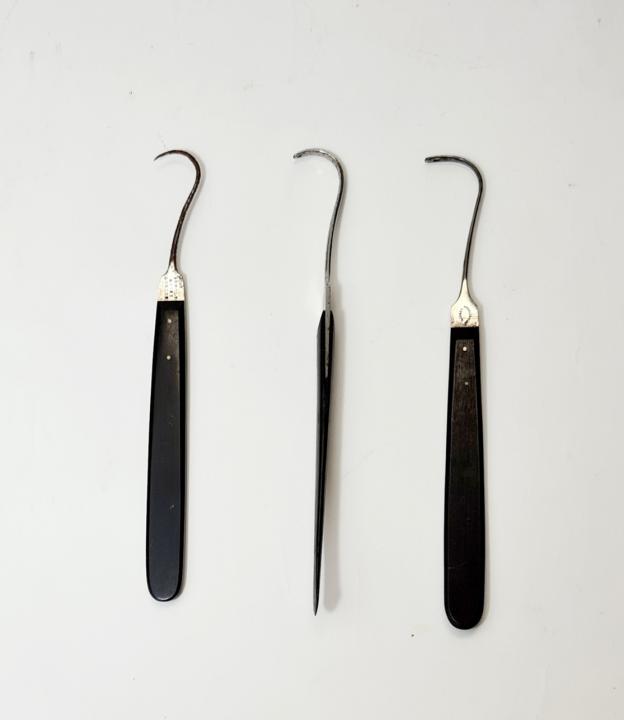 Ebony Handled Tenaculum (priced individually) CURIOUS SCIENCE