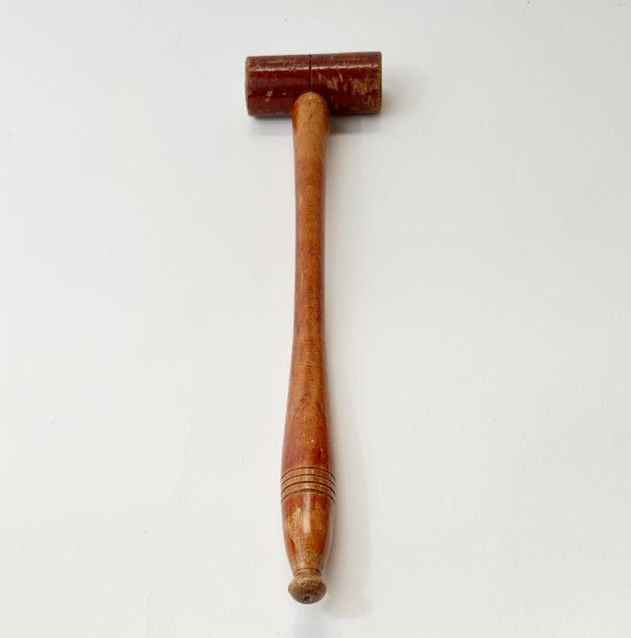 Period Wooden Percussion Hammer CURIOUS SCIENCE