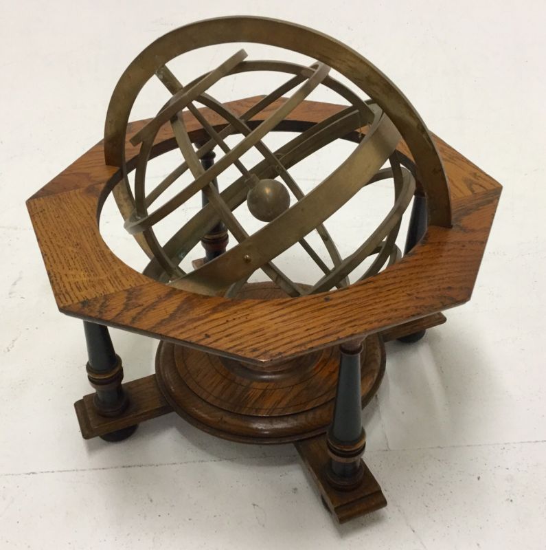 Armillary sphere. CURIOUS SCIENCE