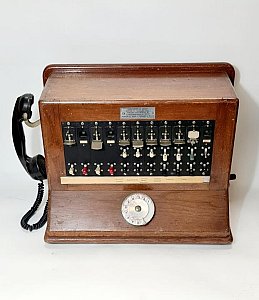 Vintage French Telephone Switchboard