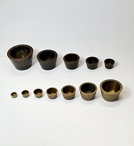 Nuremberg Brass Cup Weights (priced per set)