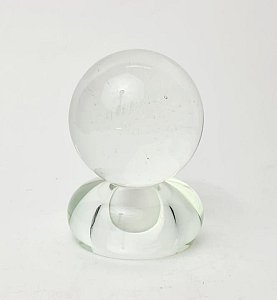Glass Sphere On Doughnut Lens Base