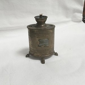 Brass oil burner