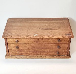 Small Wooden Archive Drawers