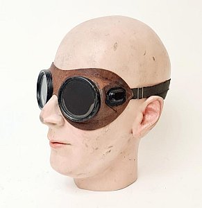 Vintage Leather Welding Goggles