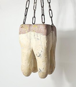 Hanging Wooden Tooth