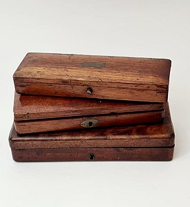 Small Wooden Instrument Case (empty)