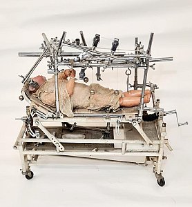 Model Hospital Bed With Doll