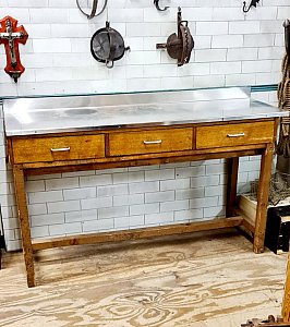 Stainless Steel Topped Laboratory Bench