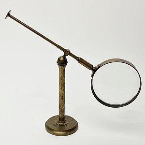 Small Brass Magnifying Glass