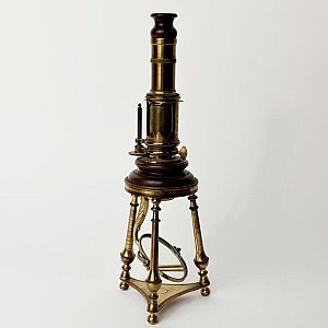 Brass Culpeper style microscope