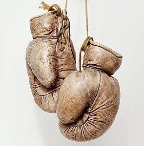 Vintage boxing gloves