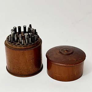Boxwood Treen Of Clockmakers Tools