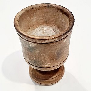 Wooden Mortar / Pill Silverer