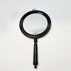 Wooden Framed Hand Mirror