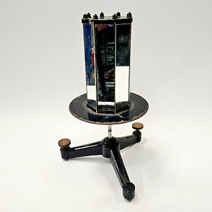 Multi-Faceted Mirror On Tripod Base