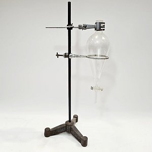 Glass Dropper Flask On Retort Stand