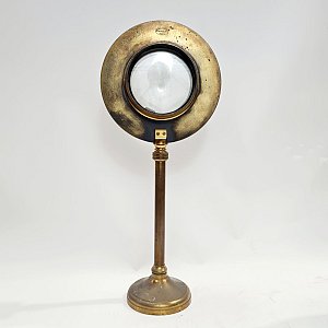 Magnifying Lens in Brass Frame