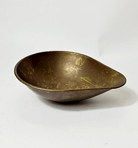 Small Brass Scoop