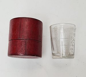 Medicine Measure In LeatherCase