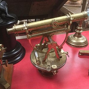 Brass theodolite