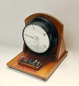 Large Electrical Meter In Wooden Frame