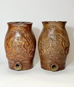 Decorative Stoneware Pharmacy Urn (priced individually)