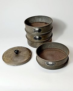 Set Of Vintage Laboratory Testing Sieves
