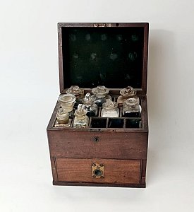 Mahogany Medicine Chest