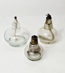 Glass spirit burners