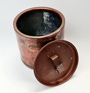 Copper Container With Lid