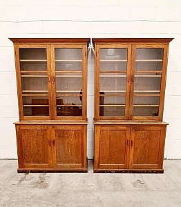 Oak School / Laboratory Cabinets (priced individually)