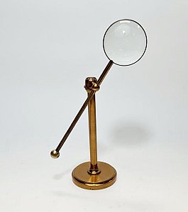 Bullseye Lens On Articulated Brass Stand