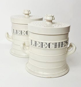 Creamware Leech Jar (priced separately)