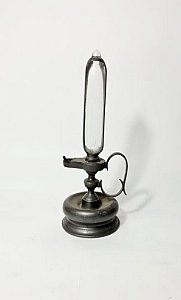 Pewter Oil Clock