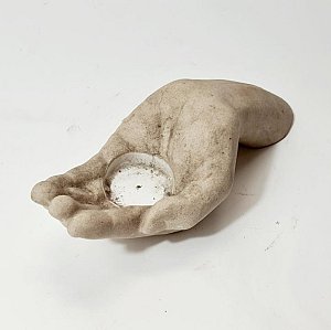 Ceramic Hand Shaped Tea Light Holder