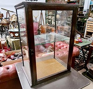 Wood and Glass Display Cabinet