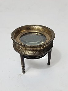 Small Brass Map Magnifier