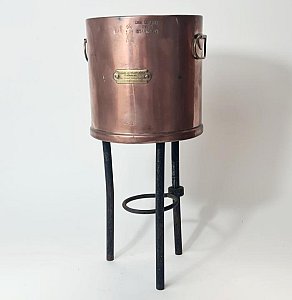 Copper Vessel On Stand