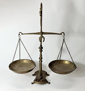 Small Brass Weighing Scales