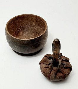Wooden Bowl & Dabber