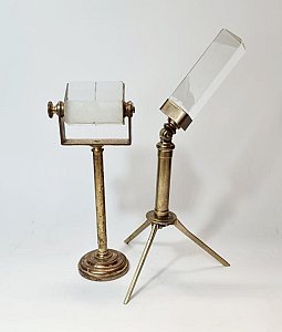 Antique Prism On Brass Stand (priced individually)