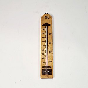 Wooden Wall Thermometer