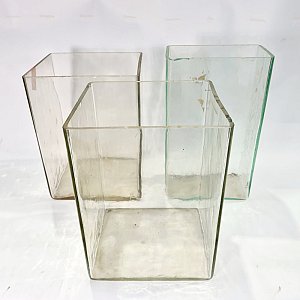 Tall Glass Container (square)