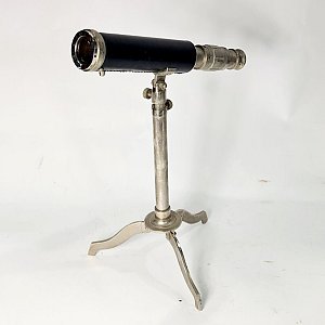 Small Nautical Telescope On Tripod