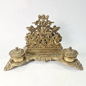 Brass Desk Tidy