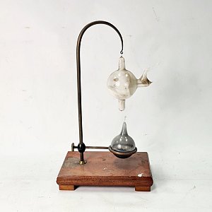 Crookes Tube and Glass Weight on Stand
