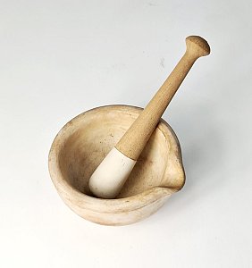 Small Ceramic Pestle and Mortar